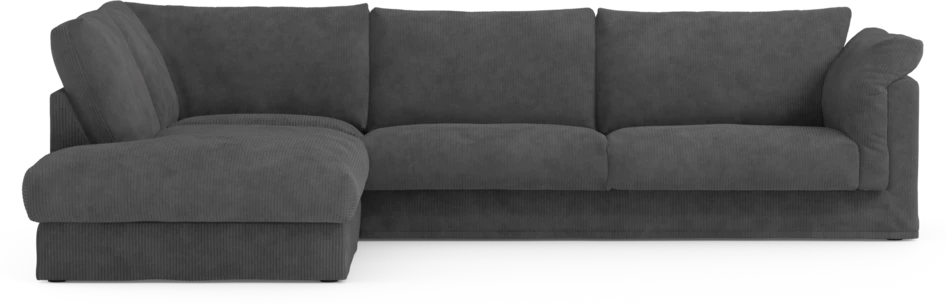 Cherrie Klädsel - Klädsel till 3-sits soffa med divan vänster - Grön