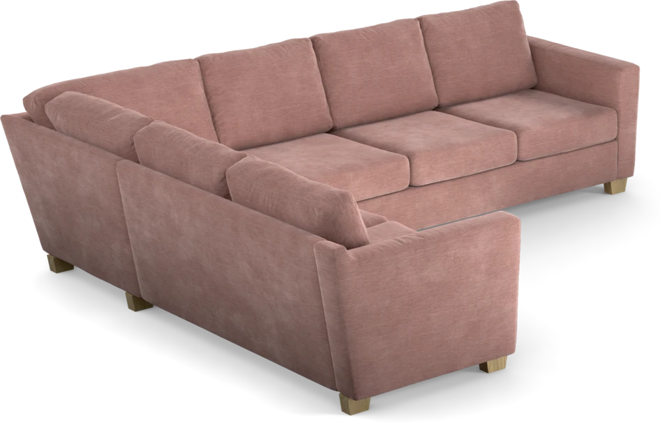 Friday - Hörnsoffa, 2+3-sits - Rosa