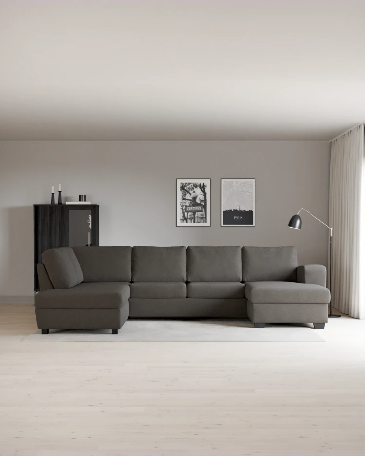 Friday - 3-sits soffa med divan vänster och schäslong höger - inspiration