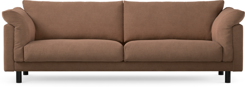 Cherrie - 4-sits soffa, fast klädsel - Orange