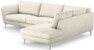 Madison Lux - 3-sits soffa med divan höger - Vit