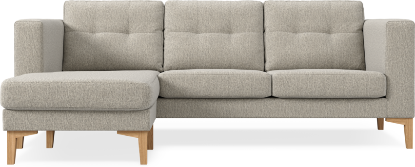 Rio - 3-sits soffa med schäslong vänster - Beige
