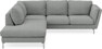 Madison - 2-sits soffa med divan vänster - Grå