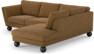 Madison - 2-sits soffa med divan höger - Brun