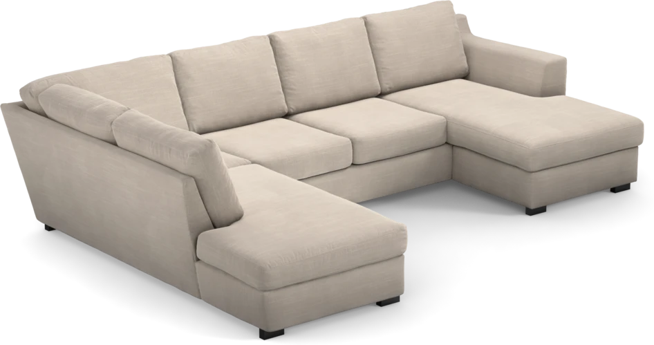 Friday - 3-sits soffa med divan vänster och schäslong höger - Beige