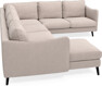 Madison - Hörnsoffa med schäslong vänster - Beige
