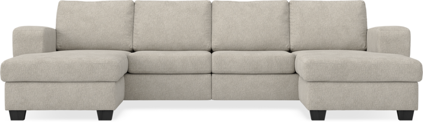 Friday - 2-sits soffa med två schäslonger - Beige