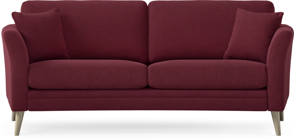 Eden - 2,5-sits soffa svängd - Röd