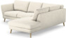Madison Lux - 2-sits soffa med divan höger - Vit