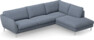 Madison Lux - 3-sits soffa med divan höger - Blå