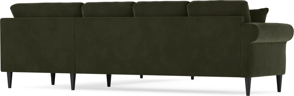 Eden - Hörnsoffa, 3+3-sits - Grön