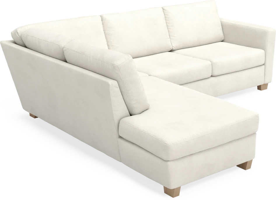 Friday - 2,5-sits soffa med divan vänster - Vit