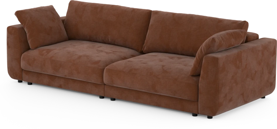 Amie - Bäddsoffa 4-sits - Orange