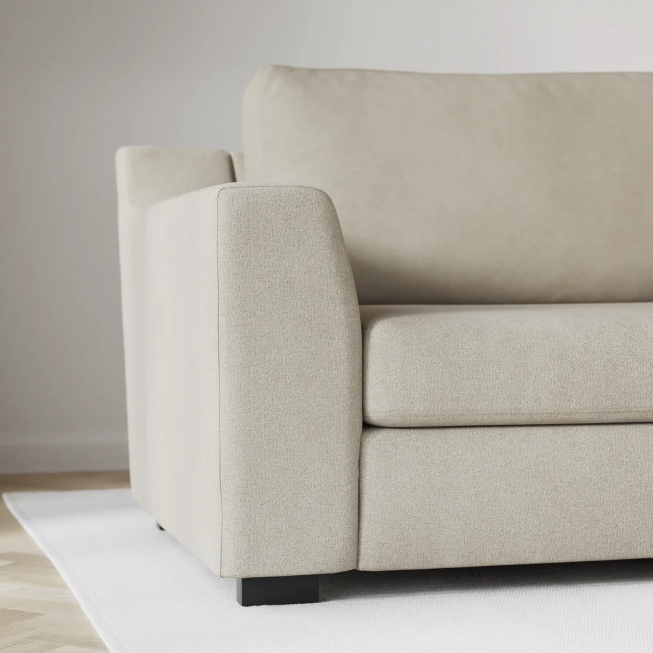Friday - 3-sits soffa med schäslong vänster och divan höger - Beige