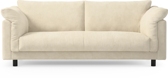 Cherrie, 2,5-sits soffa, hel dyna, fast klädsel