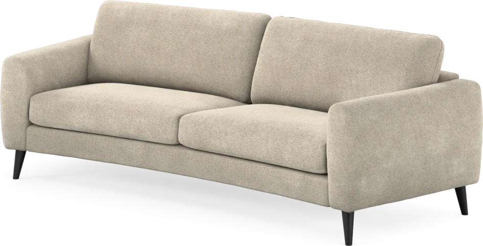 Bridge - 3-sits soffa svängd - Beige