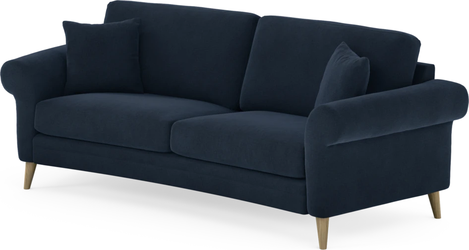 Eden - 2,5-sits soffa svängd - Blå