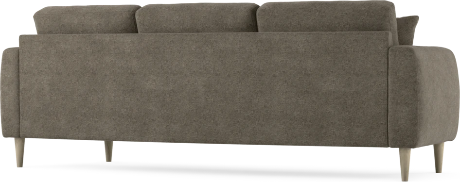 Eden - 3-sits soffa svängd - Brun