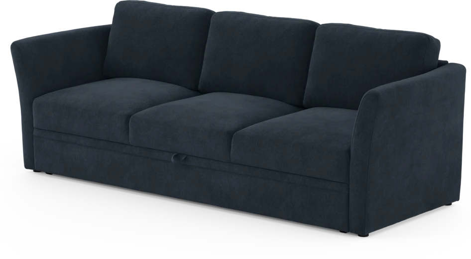 Öland - Bäddsoffa 3-sits, längsbäddad - Blå