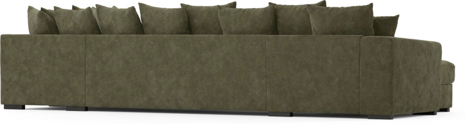 Town - 3-sits soffa med divan höger och schäslong vänster - Grön