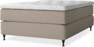 Delux Dream - Kontinentalsäng, enkelsäng 140 cm med bäddmadrass - Beige