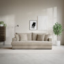 Mila - 3-sits soffa, hel dyna - Beige
