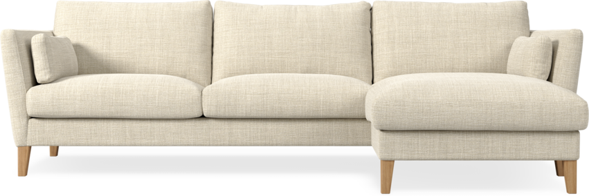 Winston - 3-sits soffa med schäslong, vändbar - Beige