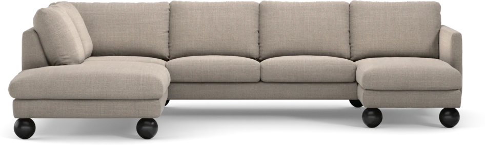 Madison - 2-sits soffa med divan vänster och schäslong höger - Beige