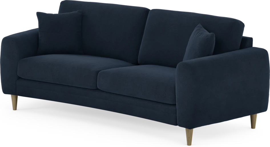 Eden - 2,5-sits soffa svängd - Blå