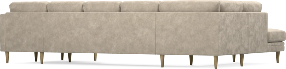Eden - 3-sits soffa med divan vänster och schäslong höger - Beige