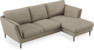 Madison - 2-sits soffa med schäslong höger - Beige