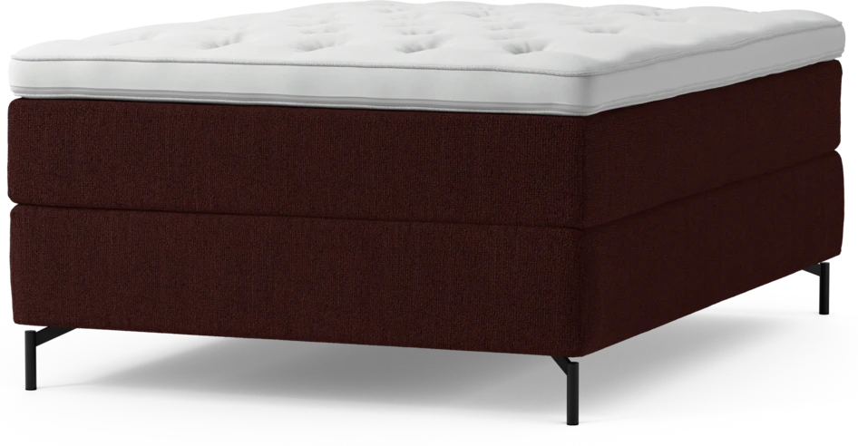 Delux Exclusive - Kontinentalsäng, enkelsäng 140 cm med bäddmadrass och sängben
