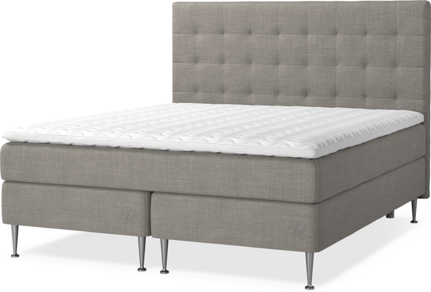 Saltskär Comfort - Kontinentalsäng, dubbelsäng med bäddmadrass Saltskär Comfort och Bris sänggavel