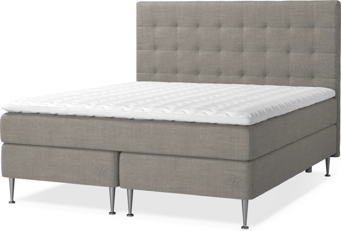 Saltskär Comfort, Kontinentalsäng, dubbelsäng med bäddmadrass Saltskär Comfort, sängben och Bris sänggavel