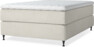 Delux Exclusive - Kontinentalsäng, enkelsäng 140 cm med bäddmadrass - Beige