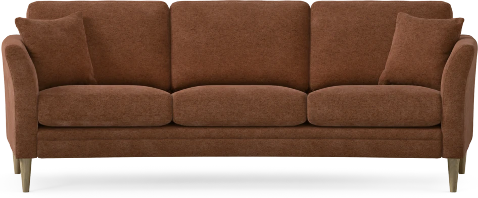 Eden - 3-sits soffa svängd - Orange