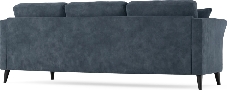 Eden - 3-sits soffa svängd - Blå