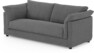 Cherrie - 2,5-sits soffa, hel dyna och kappa - Grå