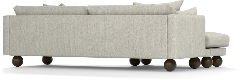Harper - 4-sits med schäslong XL vänster - Vit