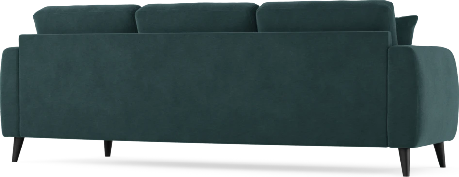 Eden - 3-sits soffa svängd - Blå