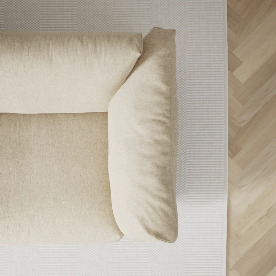 Cherrie Klädsel - Klädsel till 2,5-sits soffa - Beige
