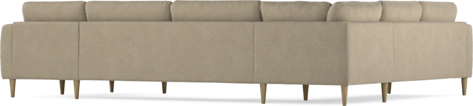 Bridge - Hörnsoffa, 2+3-sits med schäslong höger - Beige