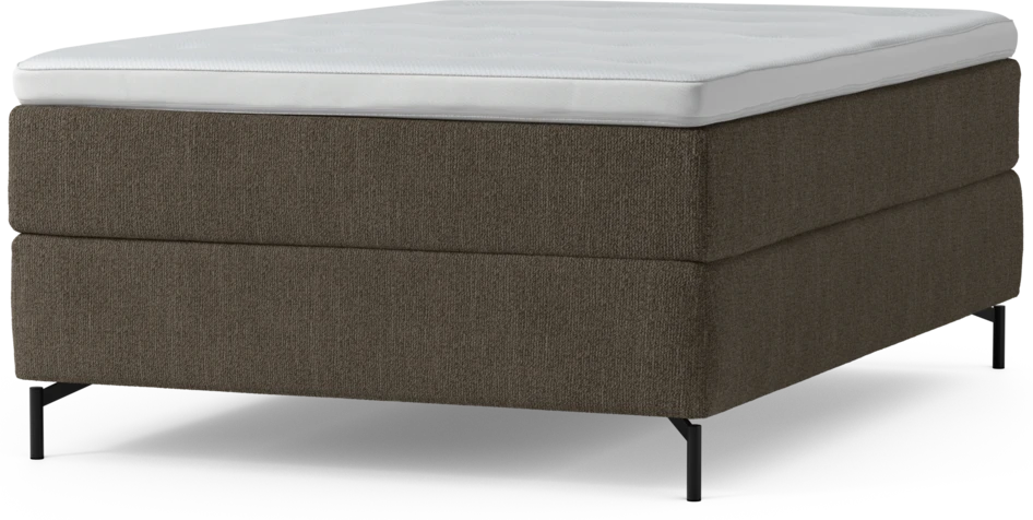 Delux Exclusive - Kontinentalsäng, enkelsäng 140 cm med bäddmadrass och sängben