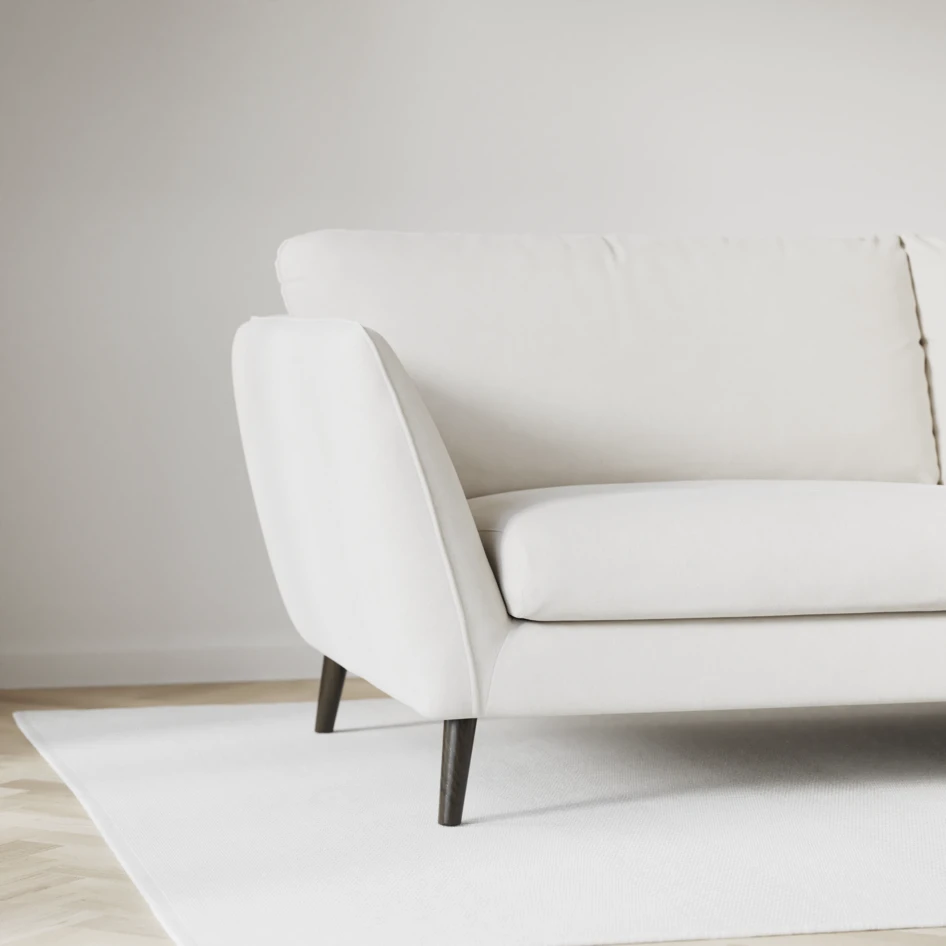 Madison Lux - 2-sits soffa med divan vänster - Vit