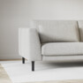 Willow - 3-sits soffa med divan vänster, fast klädsel - Vit