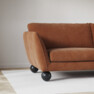 Madison Lux - 3-sits soffa med divan höger - Orange