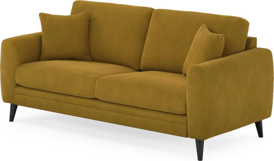 Eden - 2,5-sits soffa - Gul