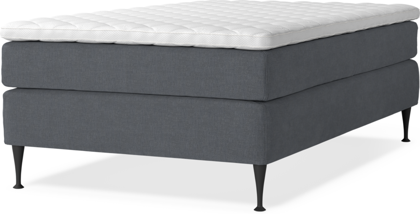 Delux Sense - Kontinentalsäng, enkelsäng 120 cm med bäddmadrass