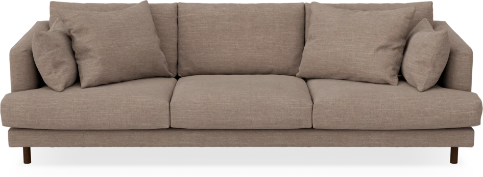 Harper - 4-sits soffa - Brun