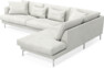Harper - 3-sits soffa med divan höger - Vit